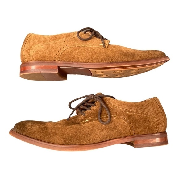 Fairlane mens sz 9 brown suede derby Oxford shoes main image 6